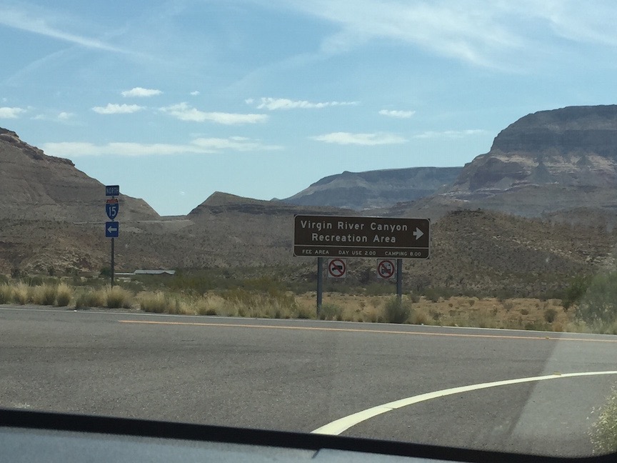 1 Virgin River Canyon Sign