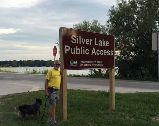 30 X  Silver Lake, Oconomowoc sign