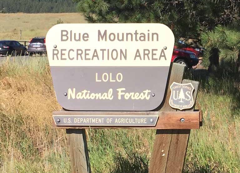 Blue Mt Sign