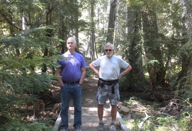 Brown Mt Trail, Ron and Joe