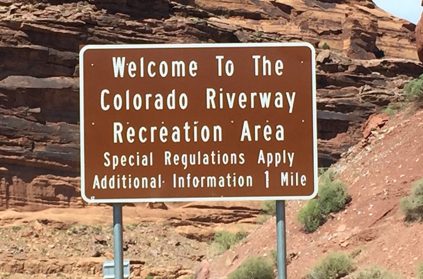 Colorado River Sign