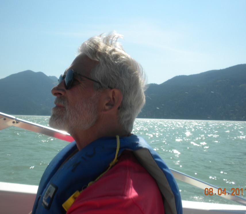 Harrison lake boating, Joe