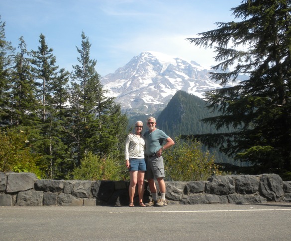 Me and Joe, Mt Rainier