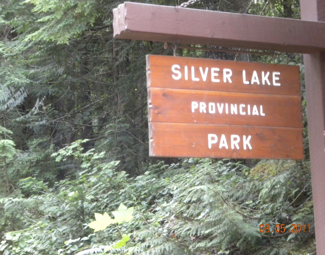 Silver lake park sign